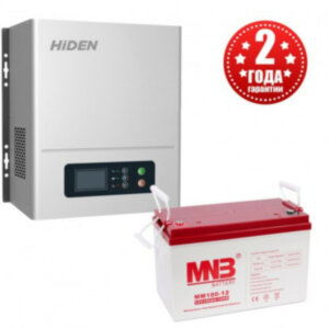 Комплект ИБП Hiden Control HPS20-0312N (Настенный ИБП, мощностью 300 Вт, 2 часа автономии)